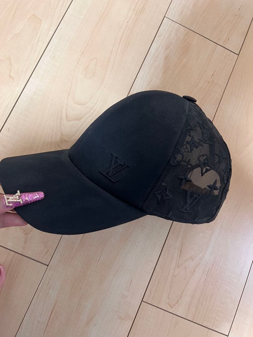Louis Vuitton ブラック ベースボールキャップ