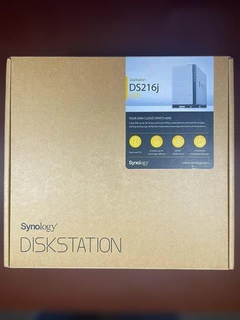 Synology DS216j NAS 2ベイ