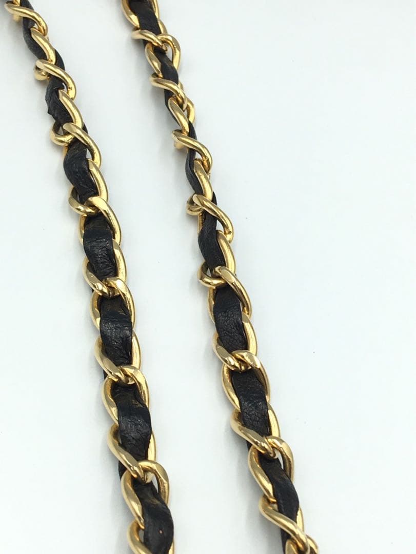 シャネル　CHANEL レザー　チェーン　ベルト