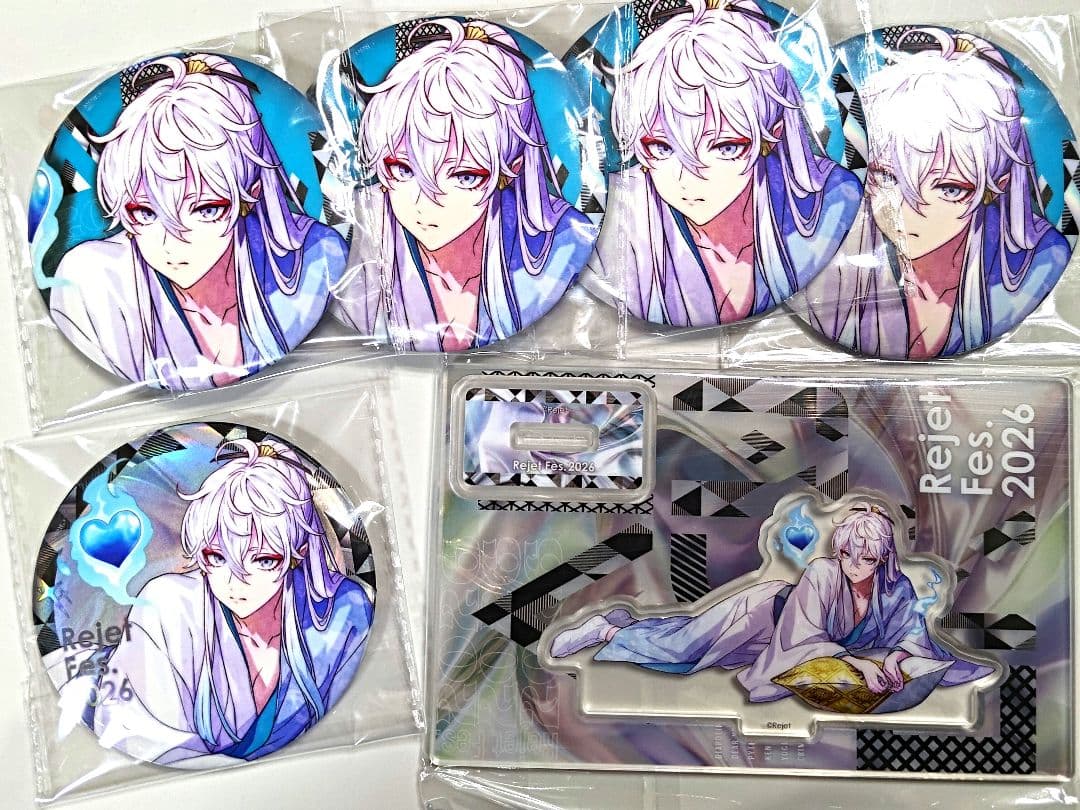 幽幻ロマンチカ ウタシロ リジェフェス アクリルスタンド 缶バッジ ホロ