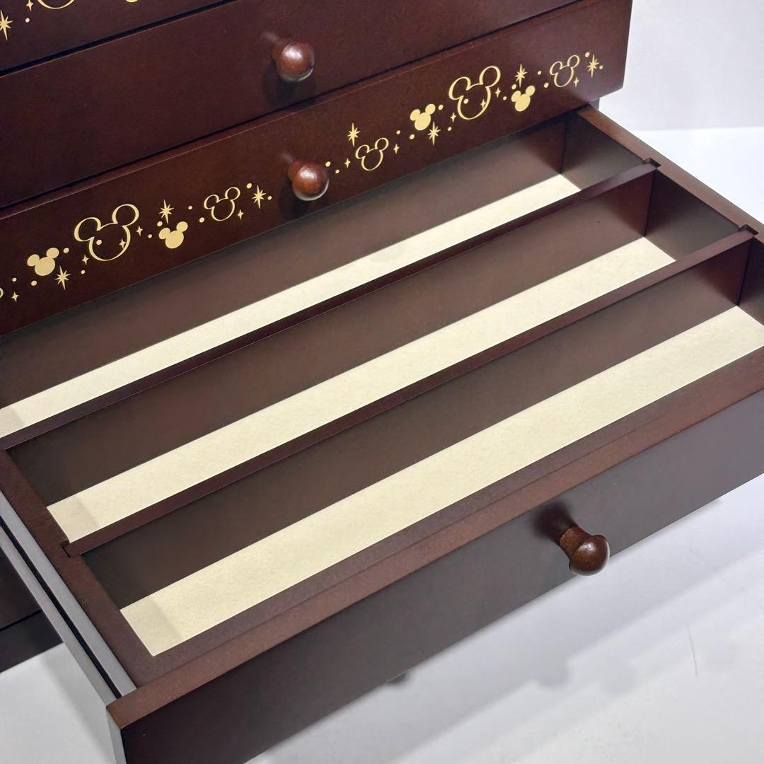 希少！新品・未使用品！ベルメゾン ディズニー アクセサリーケース 6段