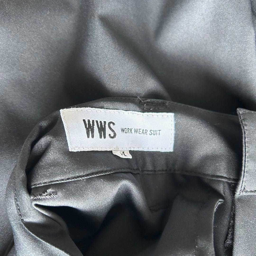 【美品】WWS ワークウェアスーツ セットアップ 黒 M ジャケット パンツ