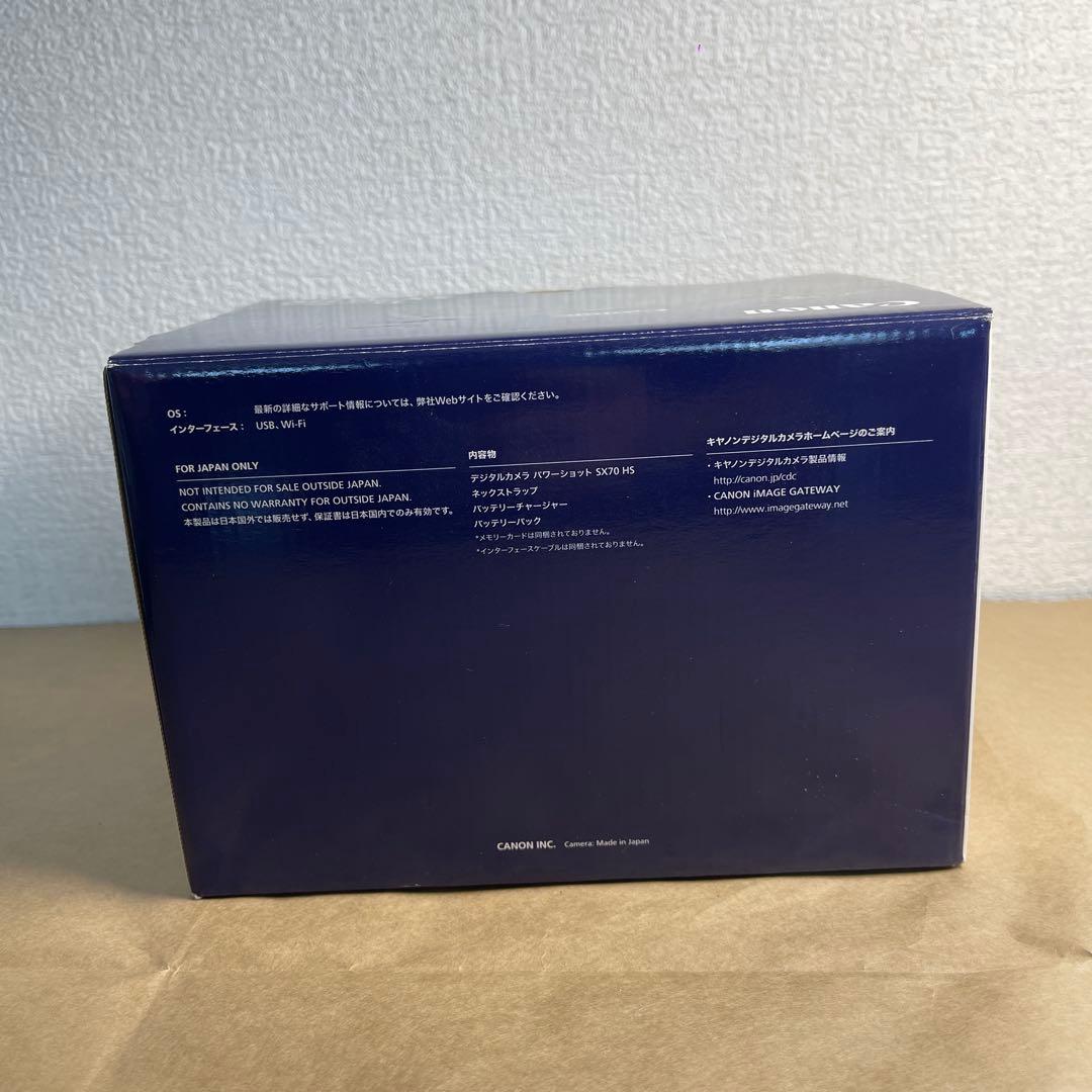 【新品展示品】Canon PowerShot SX70HS 本体　付属品あり完品