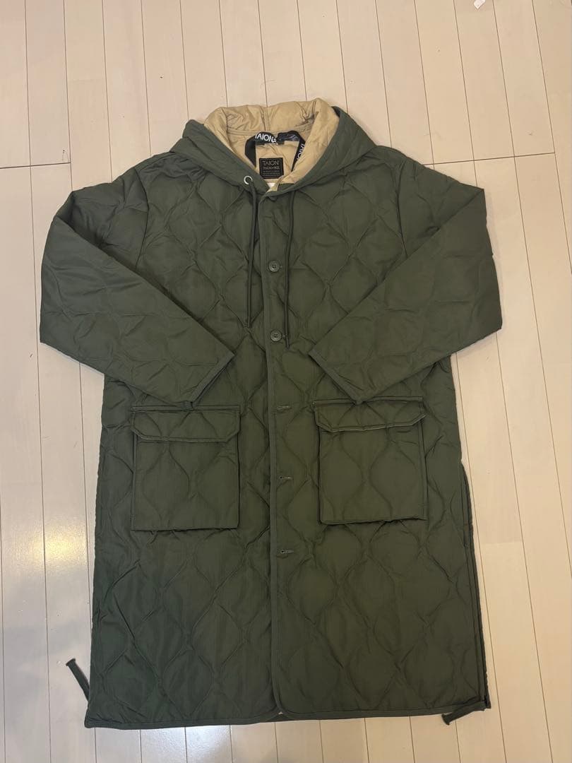 TAIONミリタリー フード ダウンコート