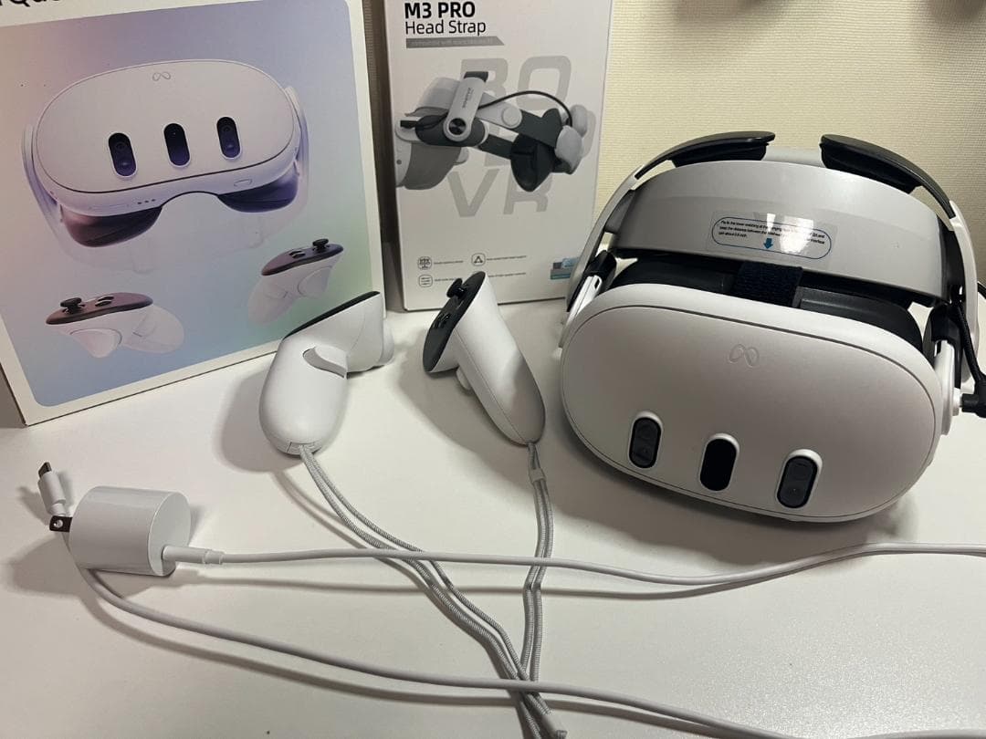 【美品・付属品完備】 Quest 3 512GB ベッドストラップ付き