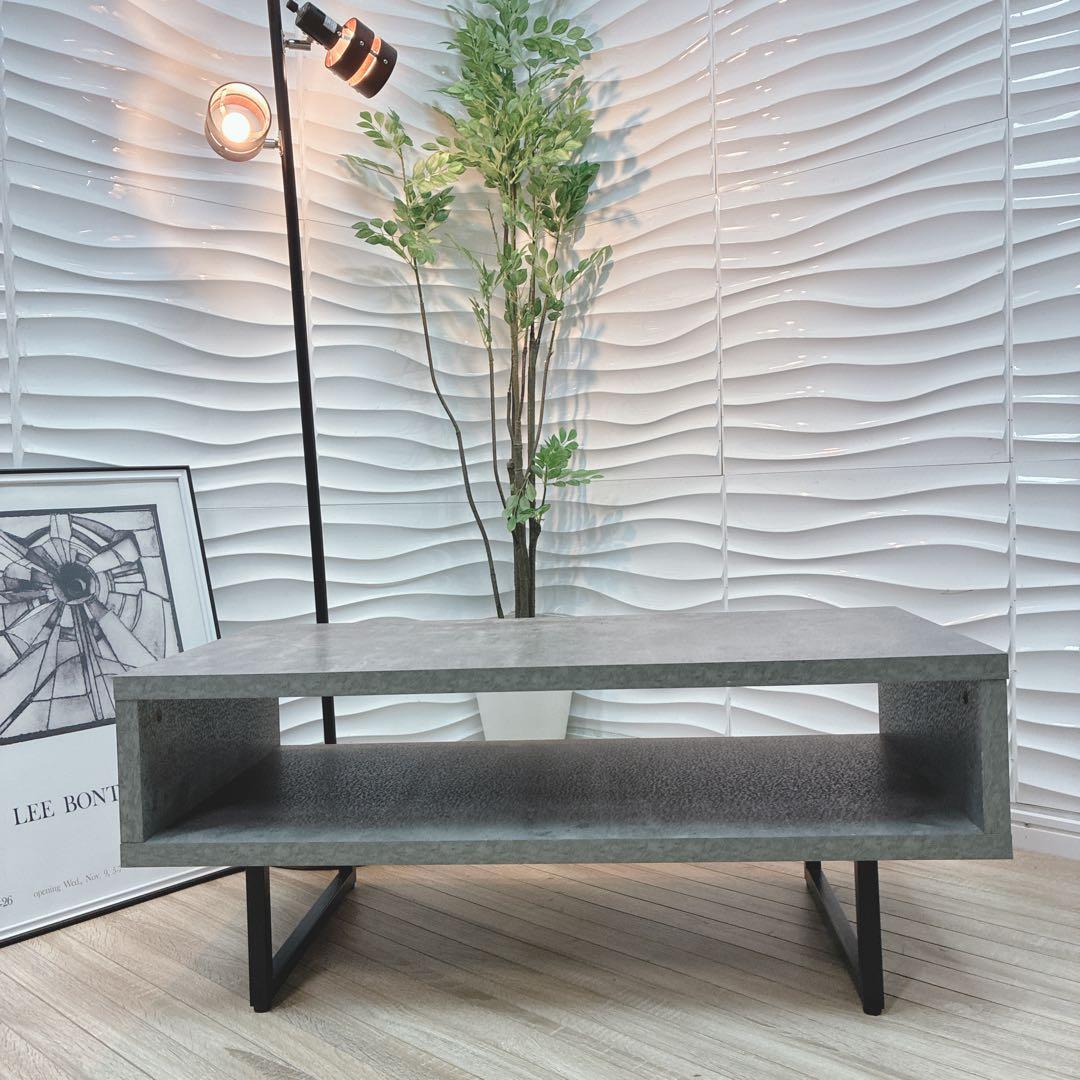 ◇大阪府 神戸市 配達料無料！◇ローテーブル◇センターテーブル◇コンクリート調◇