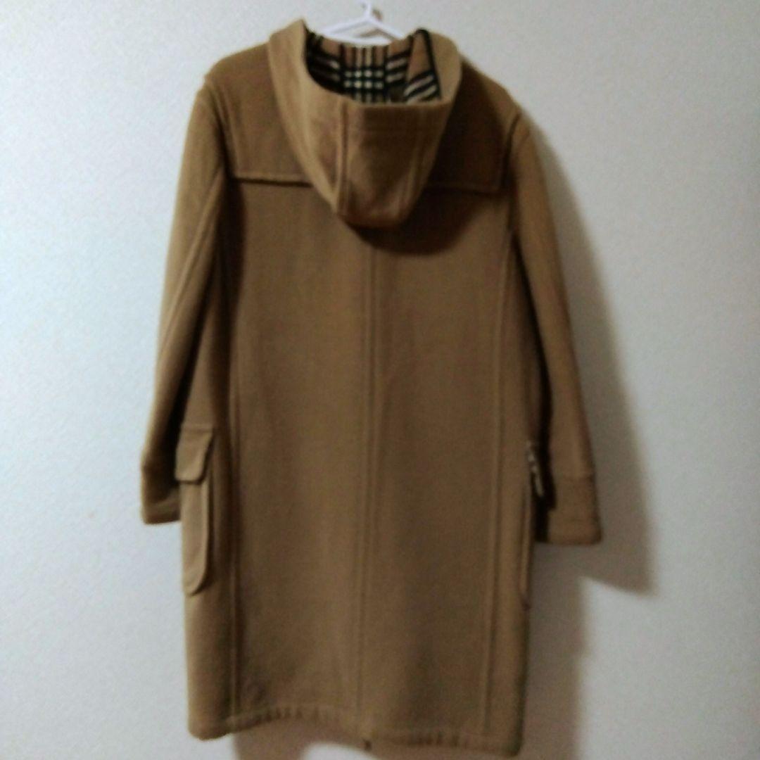 バーバリブルーレーベルレディースノバチェックダッフルコート サイズ38ビンテージ