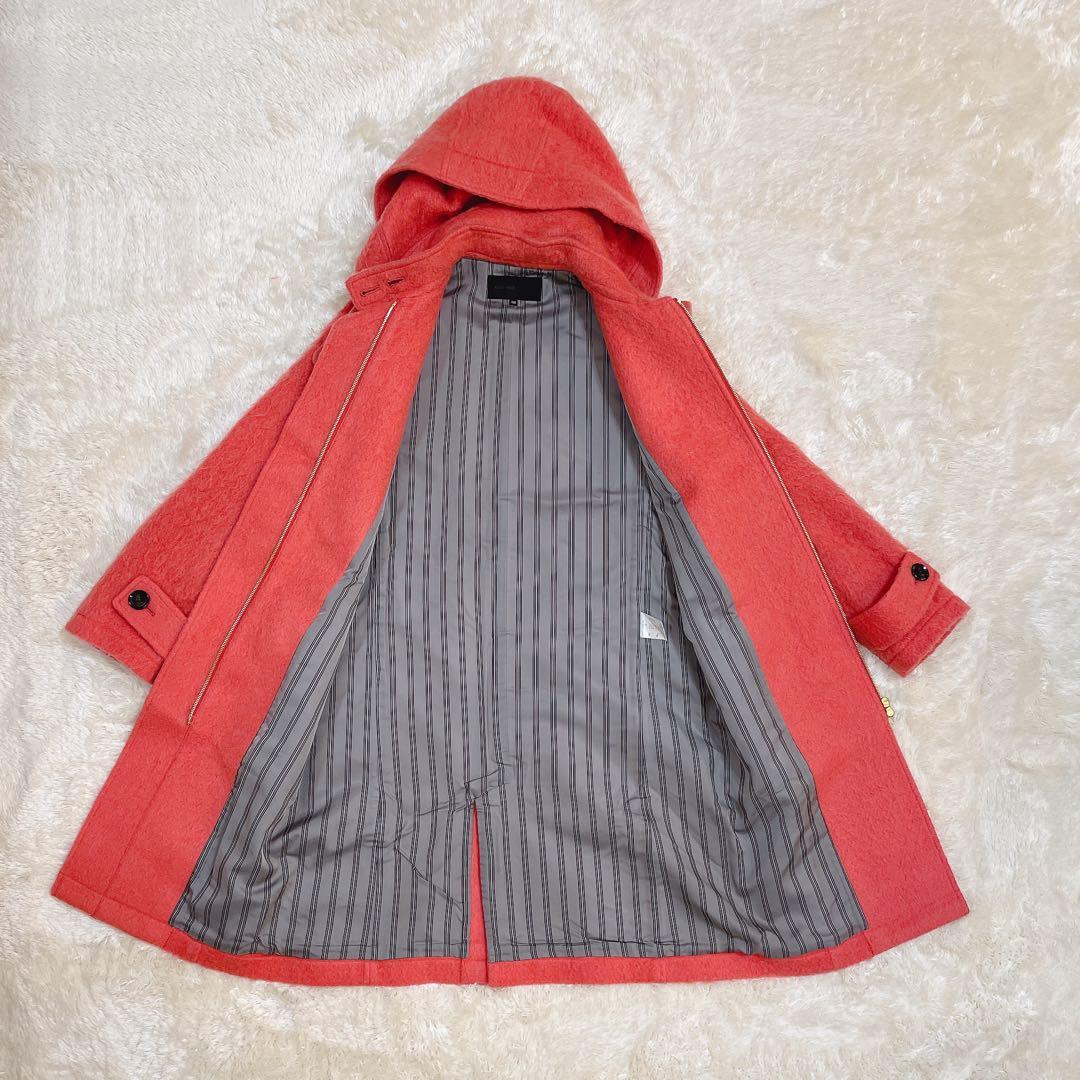 AKIRA NAKA ダッフルコート モヘヤ混 ウール