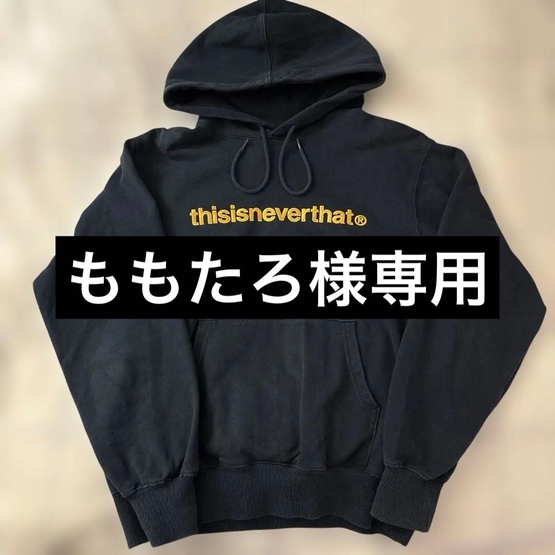 【ももたろ】thisisneverthat ネイビーパーカー S