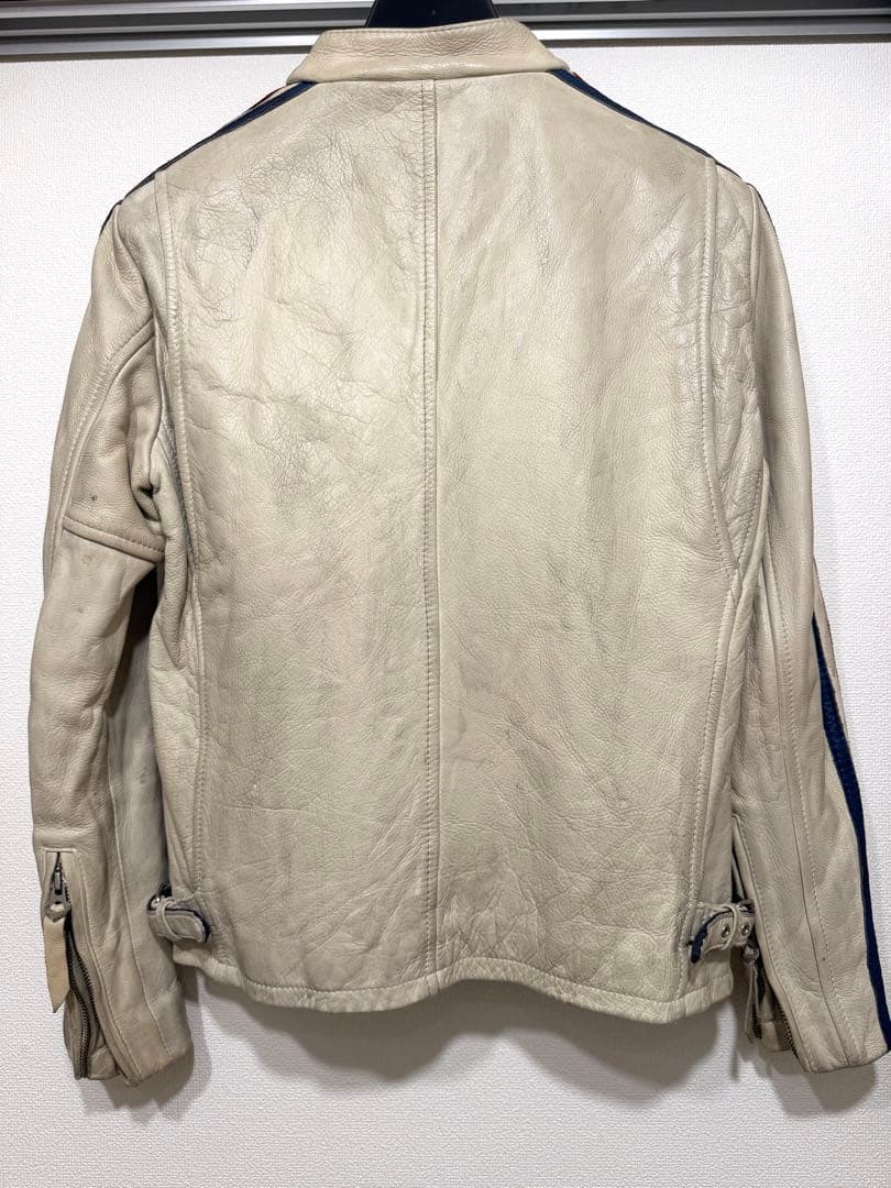 Schottクラッシックレーサー エージング加工 シングルライダース（サイズS）