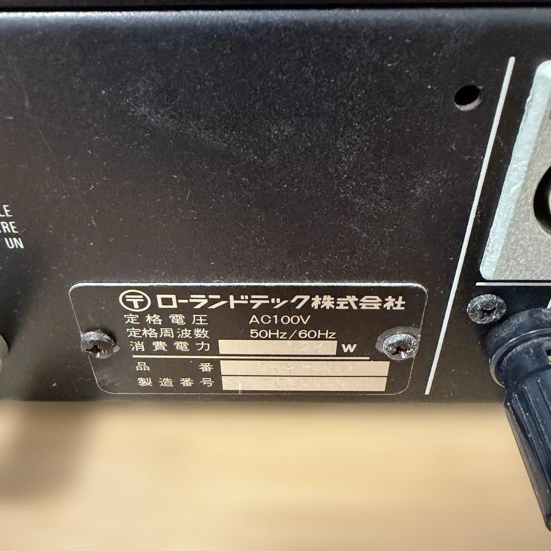 【希少】Roland SRA-1200 パワーアンプローランドテック