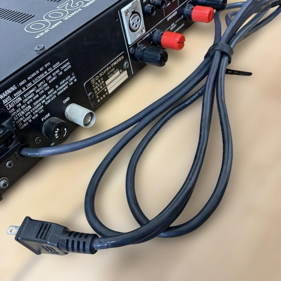 【希少】Roland SRA-1200 パワーアンプローランドテック