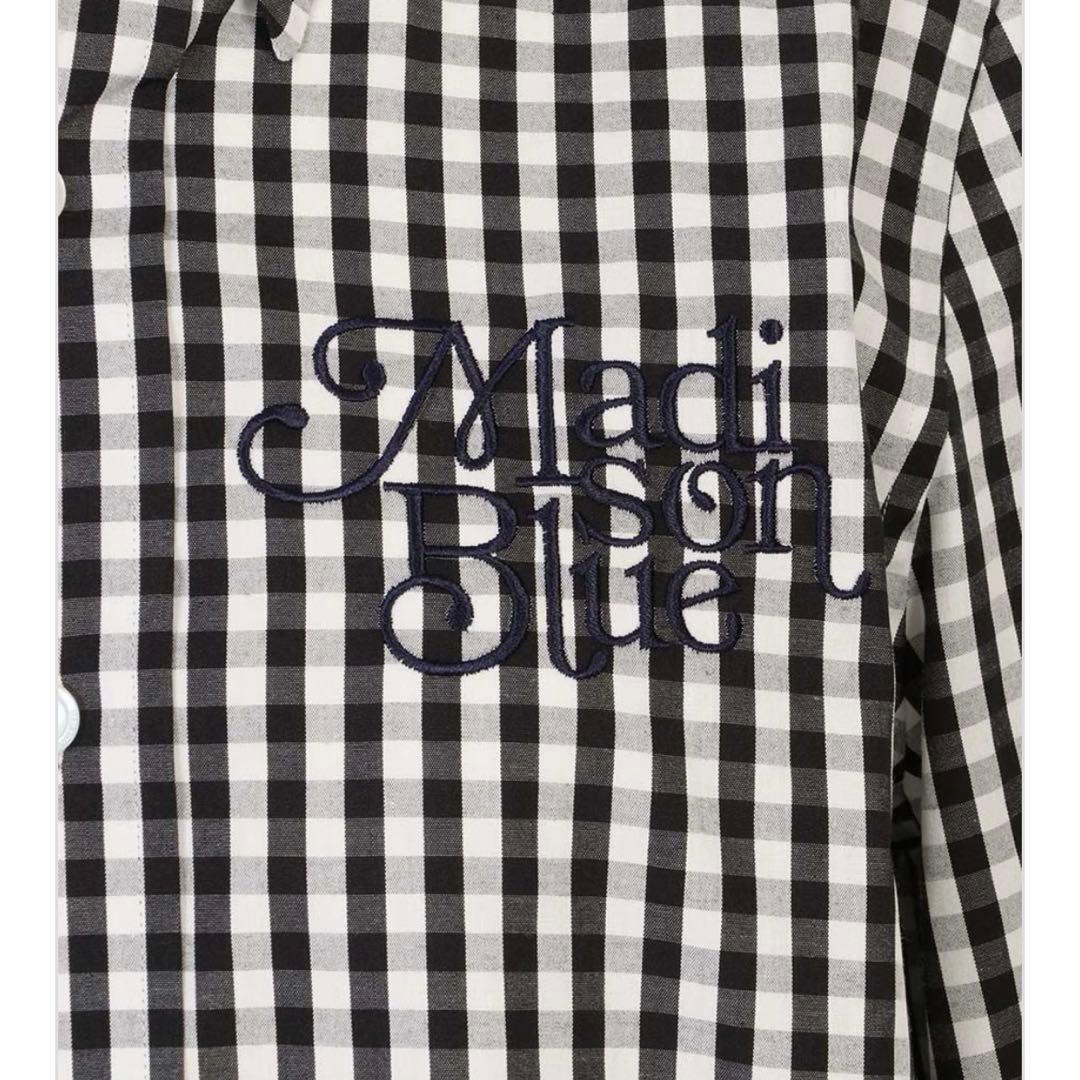 MADISONBLUE B.D. SH GINGHAM/ブラック