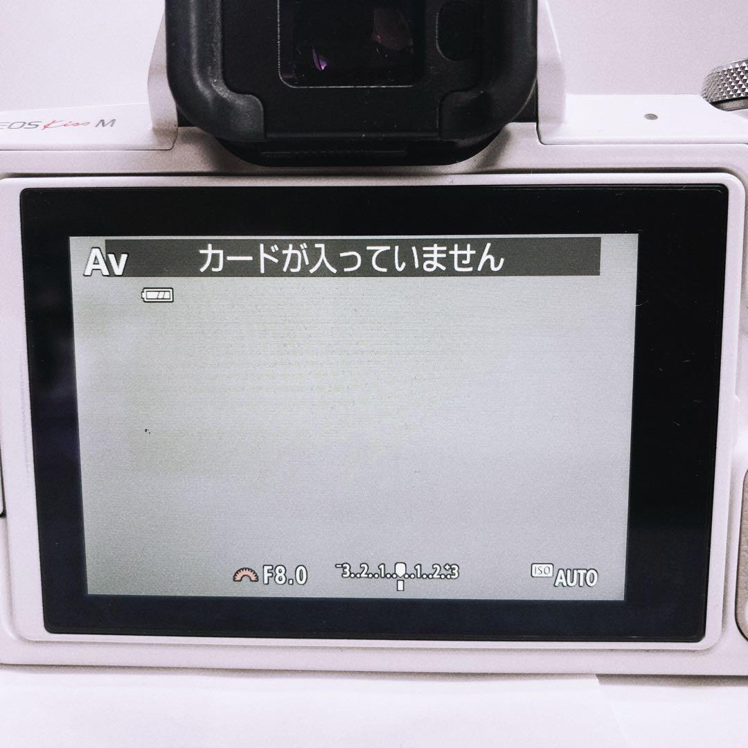 【美品】スマホ転送OK キャノン Canon Kiss M レンズセット