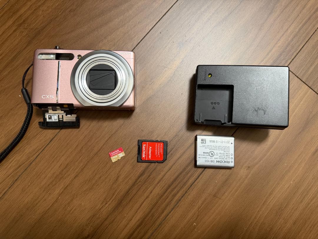 RICOH CX5 ローズピンク コンパクトデジタルカメラ 動作確認済み