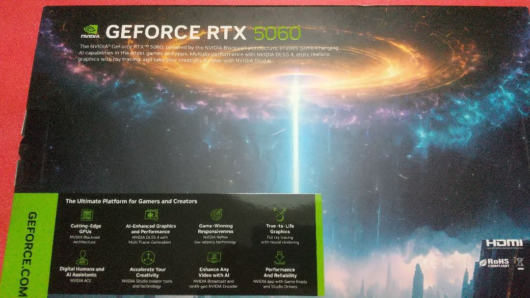 未開封 nvidia GeForce RTX 5060 グラフィックボード