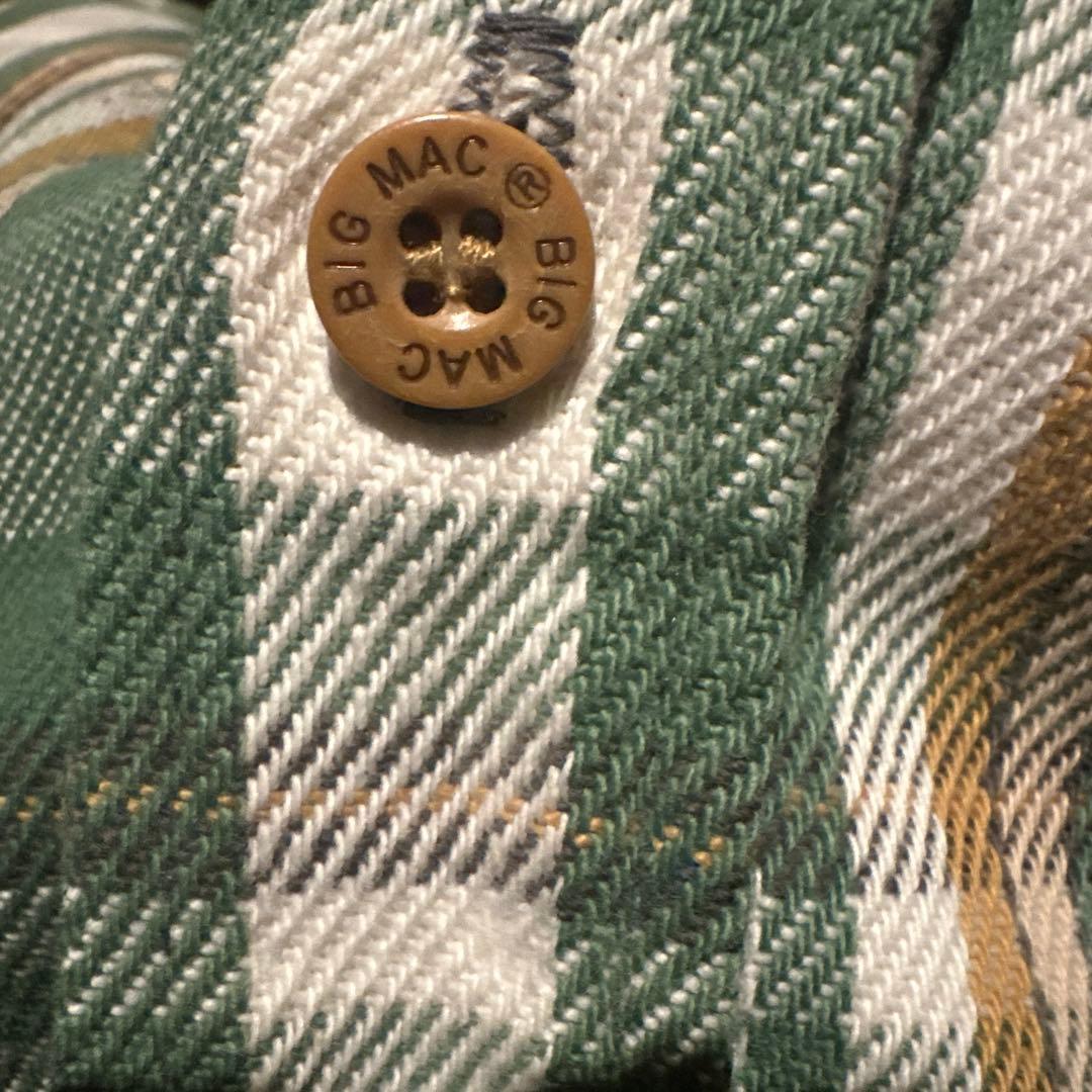 70s USA製 BIGMAC ビッグマック フランネルシャツ