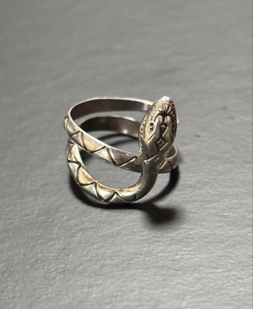 40s~70s MEXICO TAXCO スネーク ヴィンテージ シルバーリング