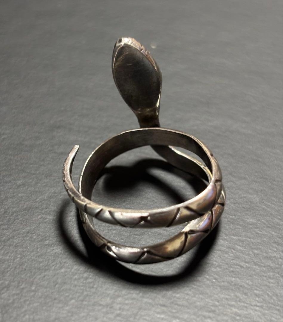 40s~70s MEXICO TAXCO スネーク ヴィンテージ シルバーリング