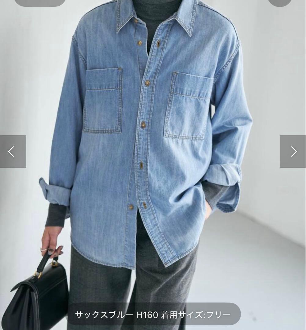 スピック　デニムシャツ