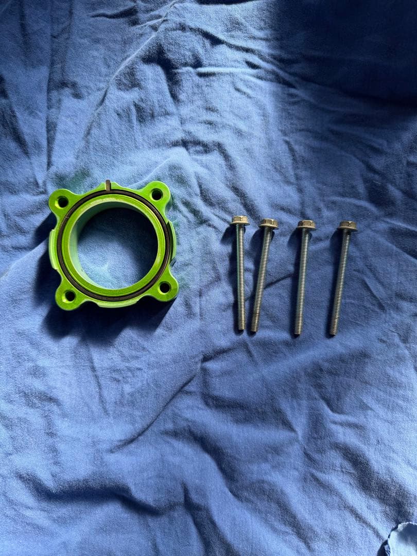 80系VOXY ROJAM ロジャム スロットルスペーサー グリーン ボルト付き