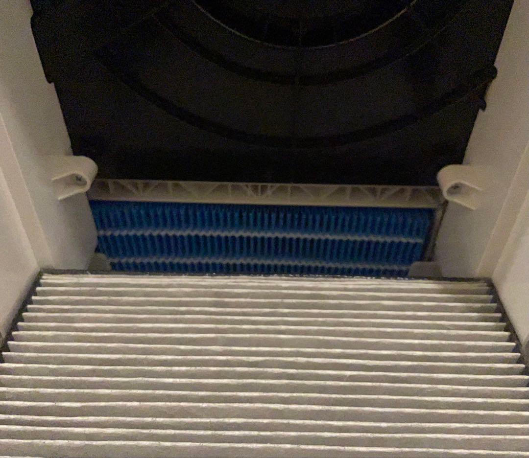 【美品】2021年製 SHARP シャープ 加湿空気清浄機 KI-NS40-W