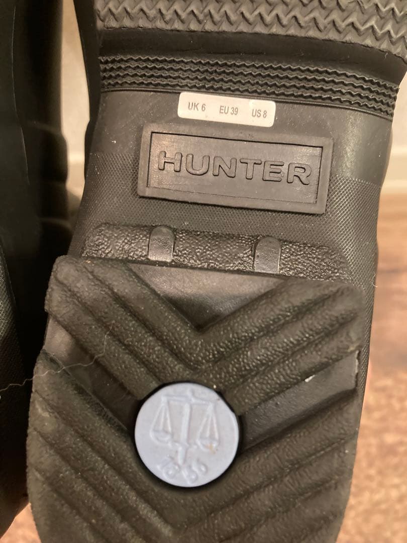 ★お取り置き★新品　HUNTER オリジナルツアーレインブーツ　黒
