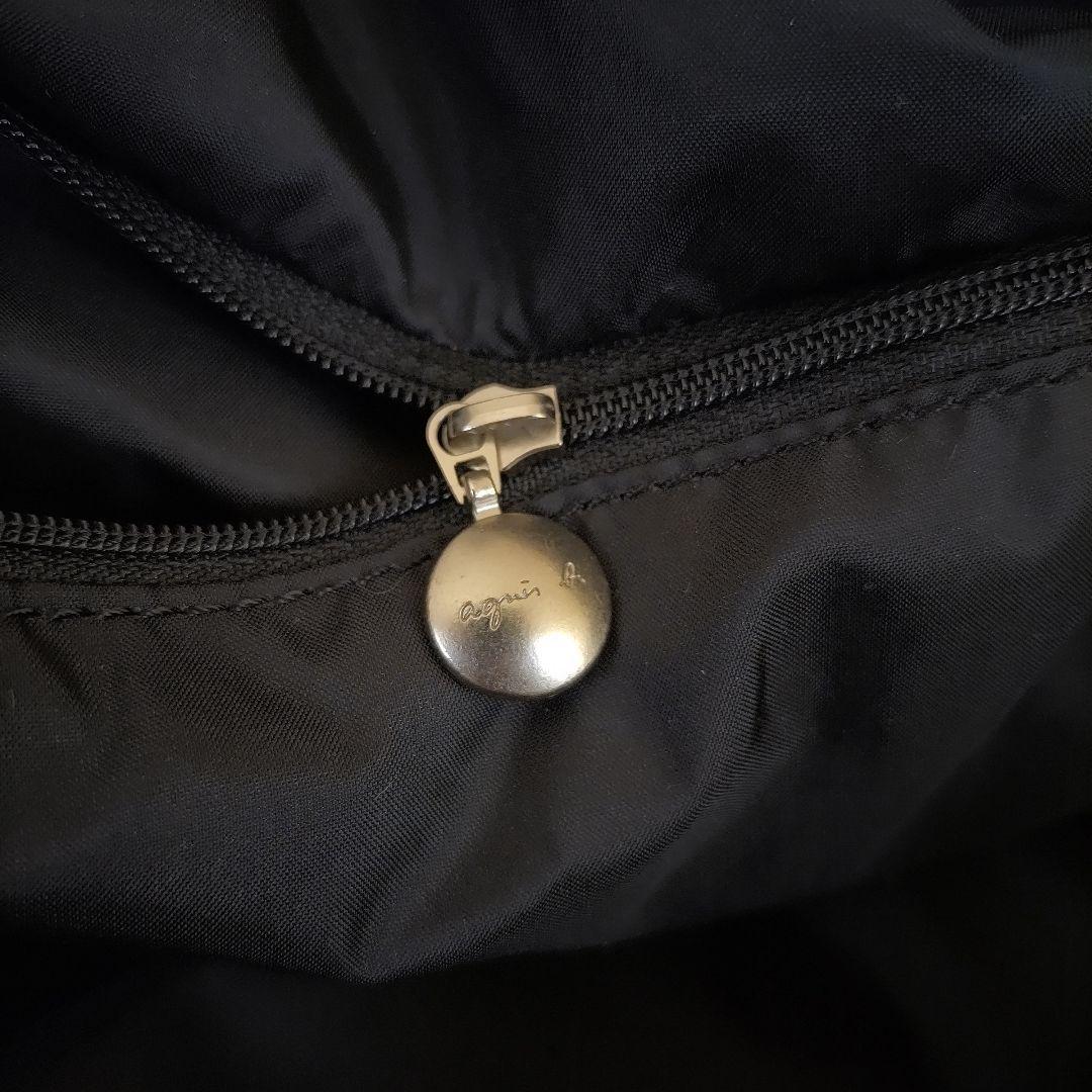 【極美品】アニエスベー ボストンバッグ 2way ナイロン ブラック