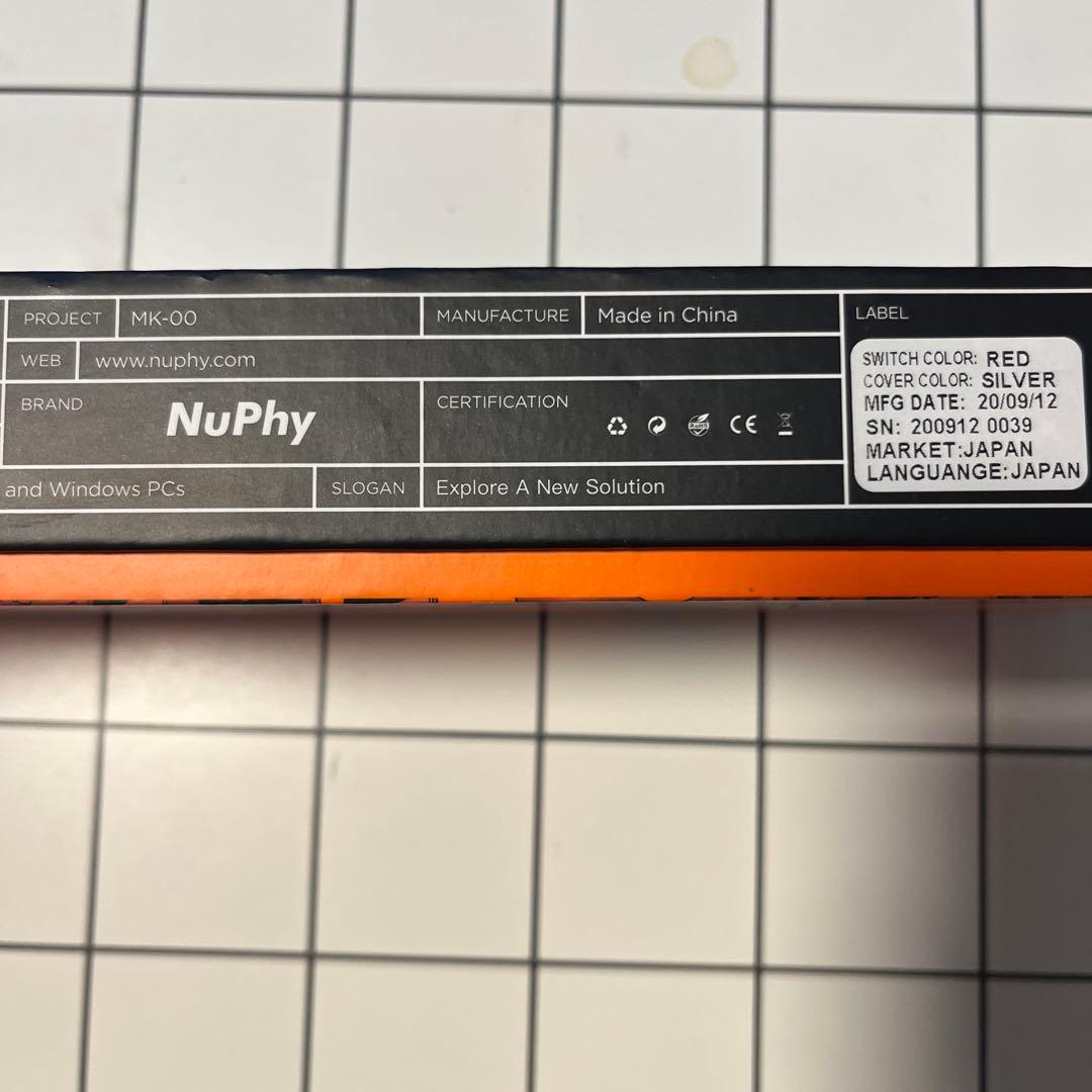 NuPhy NUTYPE F1 64 Keys 日本語配列キーボード 本体