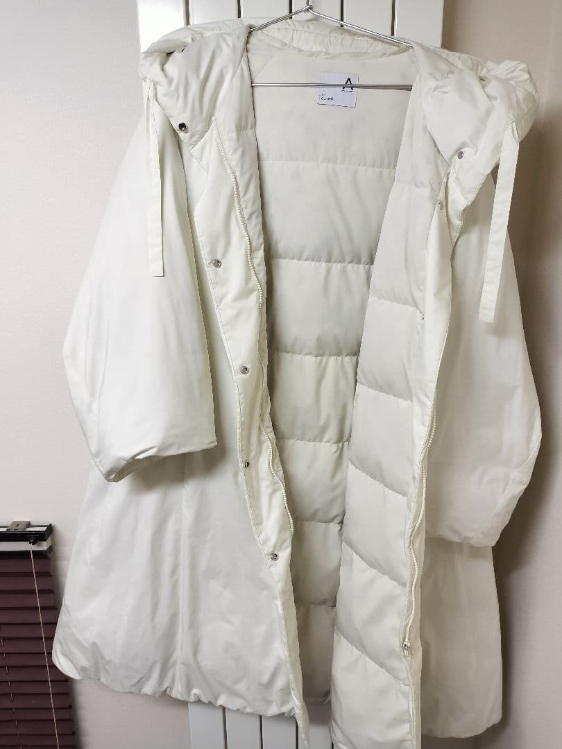 ねこばす☆emmi ダウンコート金子綾 AYA KANEKO 白 サイズ０