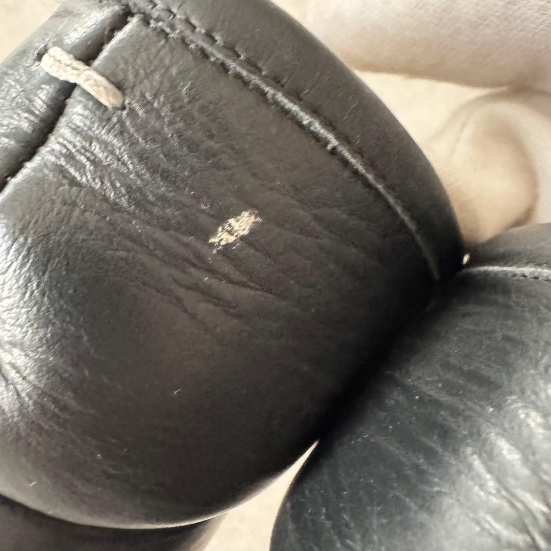 メゾンマルジェラ　TABI　足袋　タビ　パンプス　ヒール　黒　レザー　38