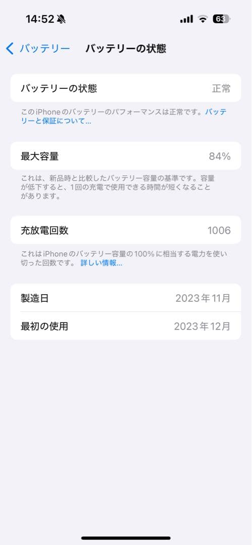iPhone 15 Pro 256GB ホワイト