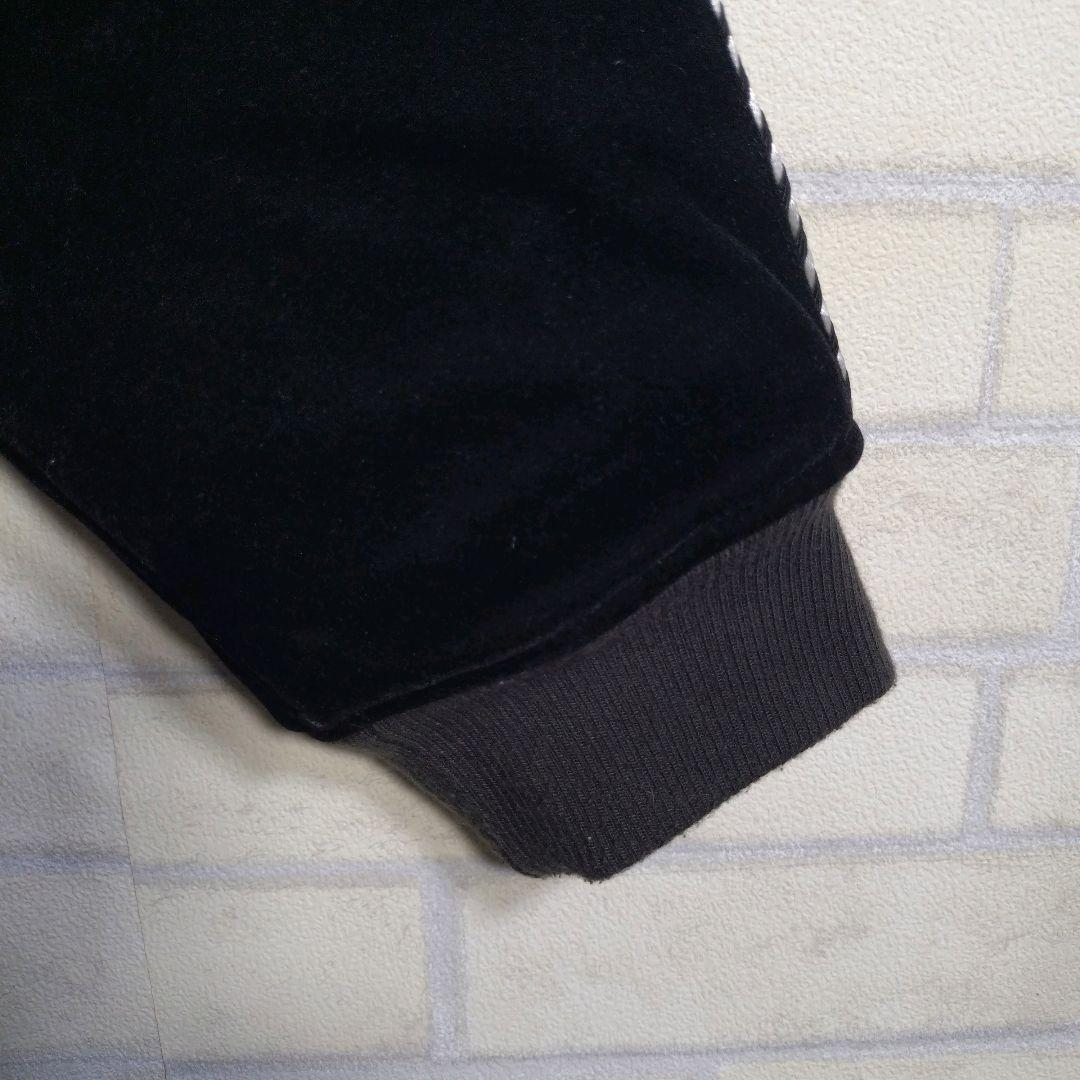 9090★ポケモン コラボ ベロア 総刺繍 中綿 キャラクター スカジャン L