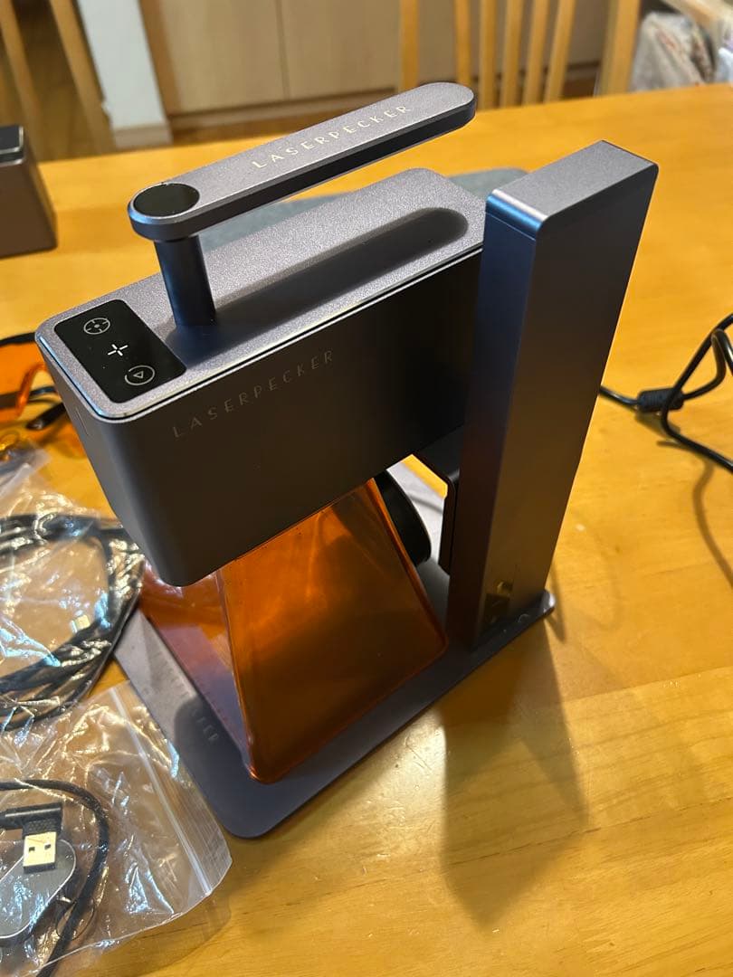 レーザーペッカー2彫刻機、多機能電動台座、パワーバンク付き