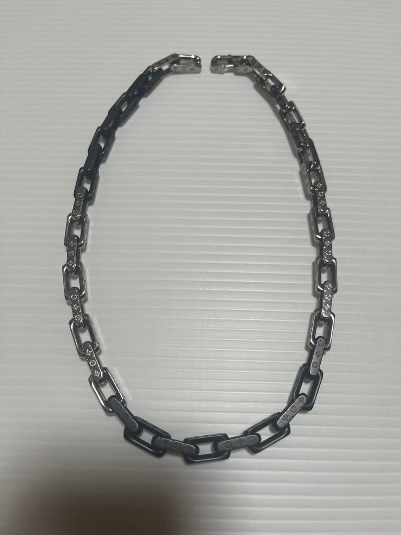 【未使用】ルイヴィトン ネックレス・モノグラム チェーン定価¥155,100