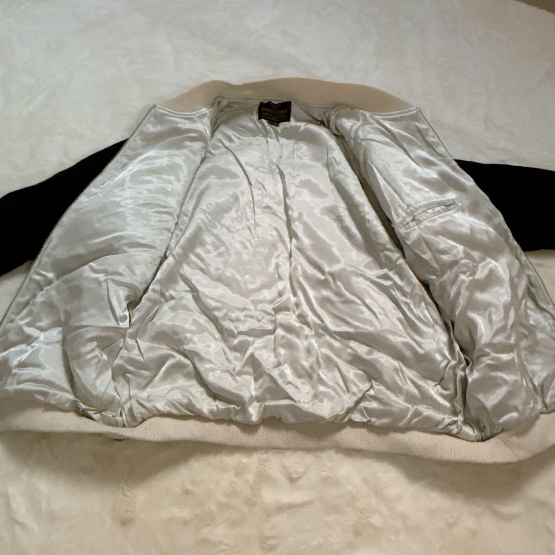 HOUSTON 別珍スカジャン ALASKA スーベニア 51386 XL 黒