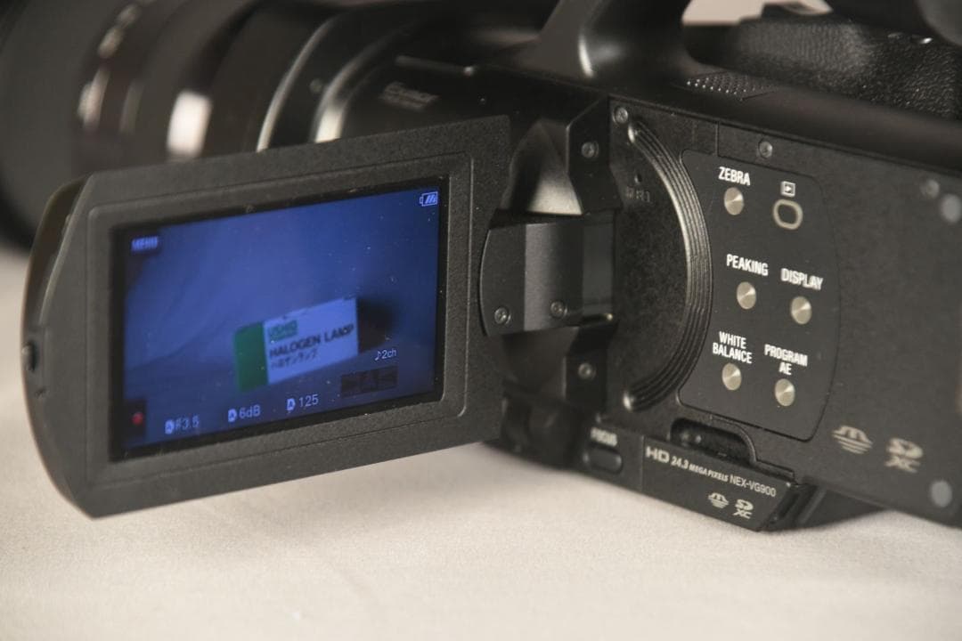 SONY NEX-VG900 フルサイズ・ XLR・レンズ・純正バッテリー付