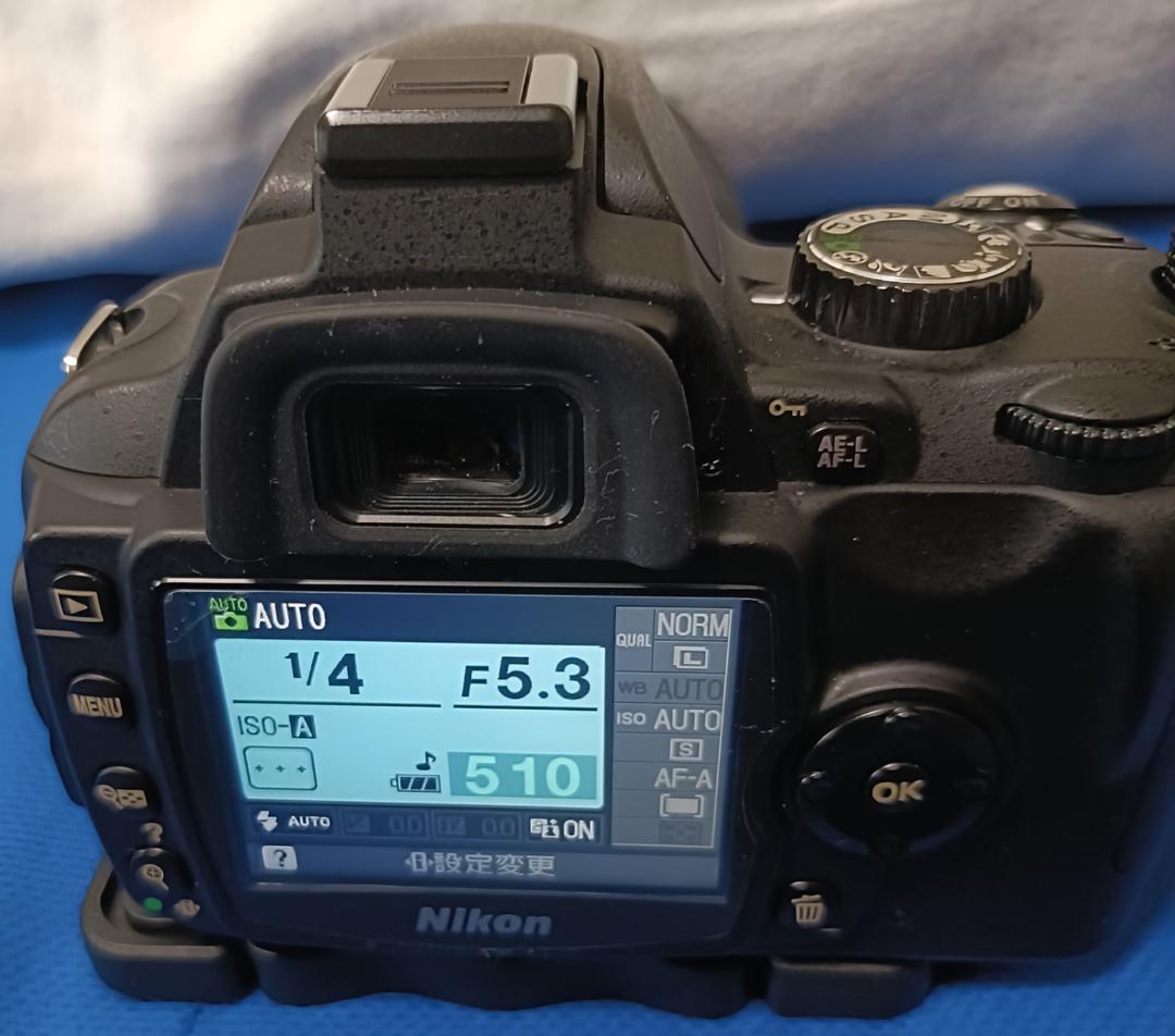 新同! nikon D60 デジタルフルセット ショット数959枚 AZより安い