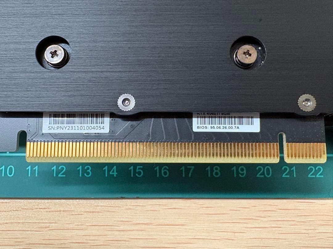 【付属品完品】PNY GeForce RTX 4060 Ti 8GB