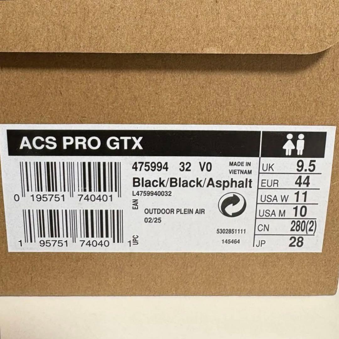 SALOMON サロモン ACS PRO GTX 28cm ゴアテックス