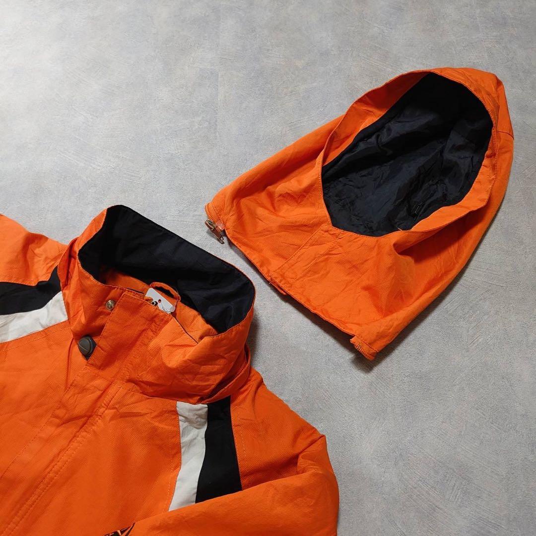 90s古着NIKE ACG マウンテンパーカー切替フードオレンジK137
