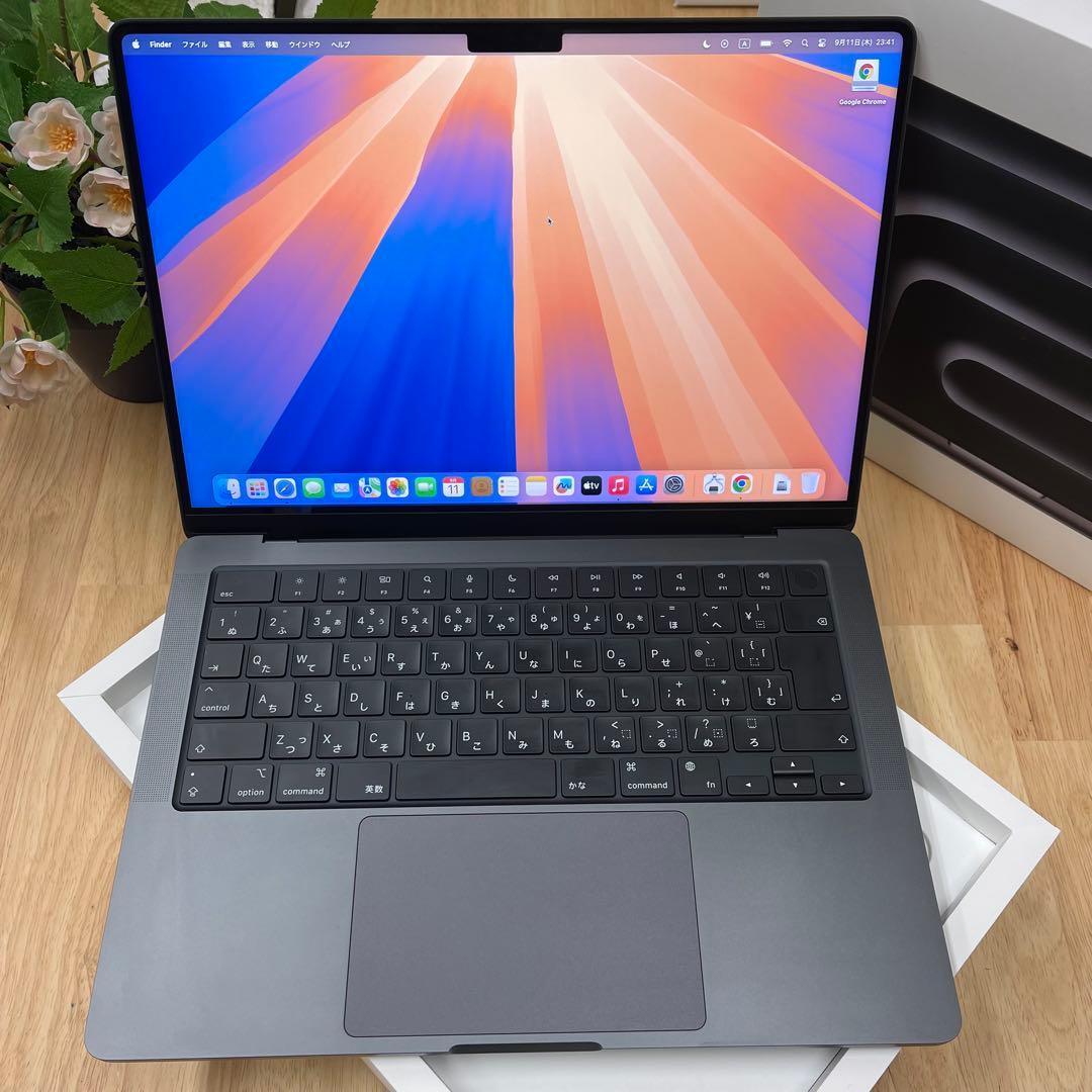 MacBook Pro 14インチ M3Pro チップ スペースブラック