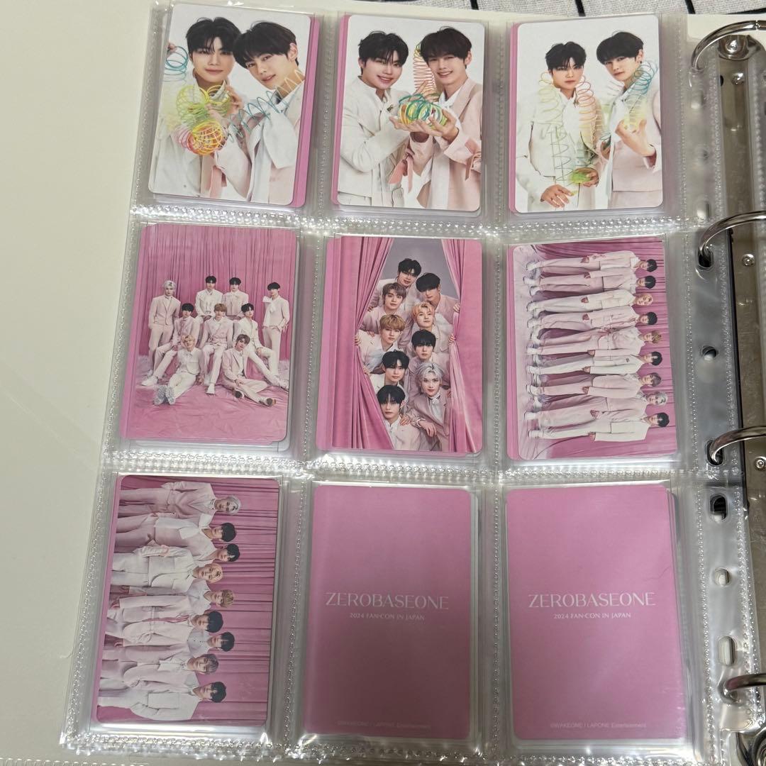 ZB1 ゼベワン　日本　ファンコン　ラントレ　トレカ　コンプリートセット