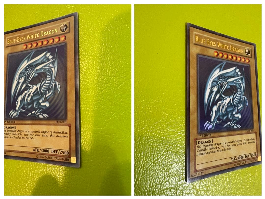 【新品未使用】青眼の白龍SDK-001 1st 旧アジア版英語版　初期遊戯王
