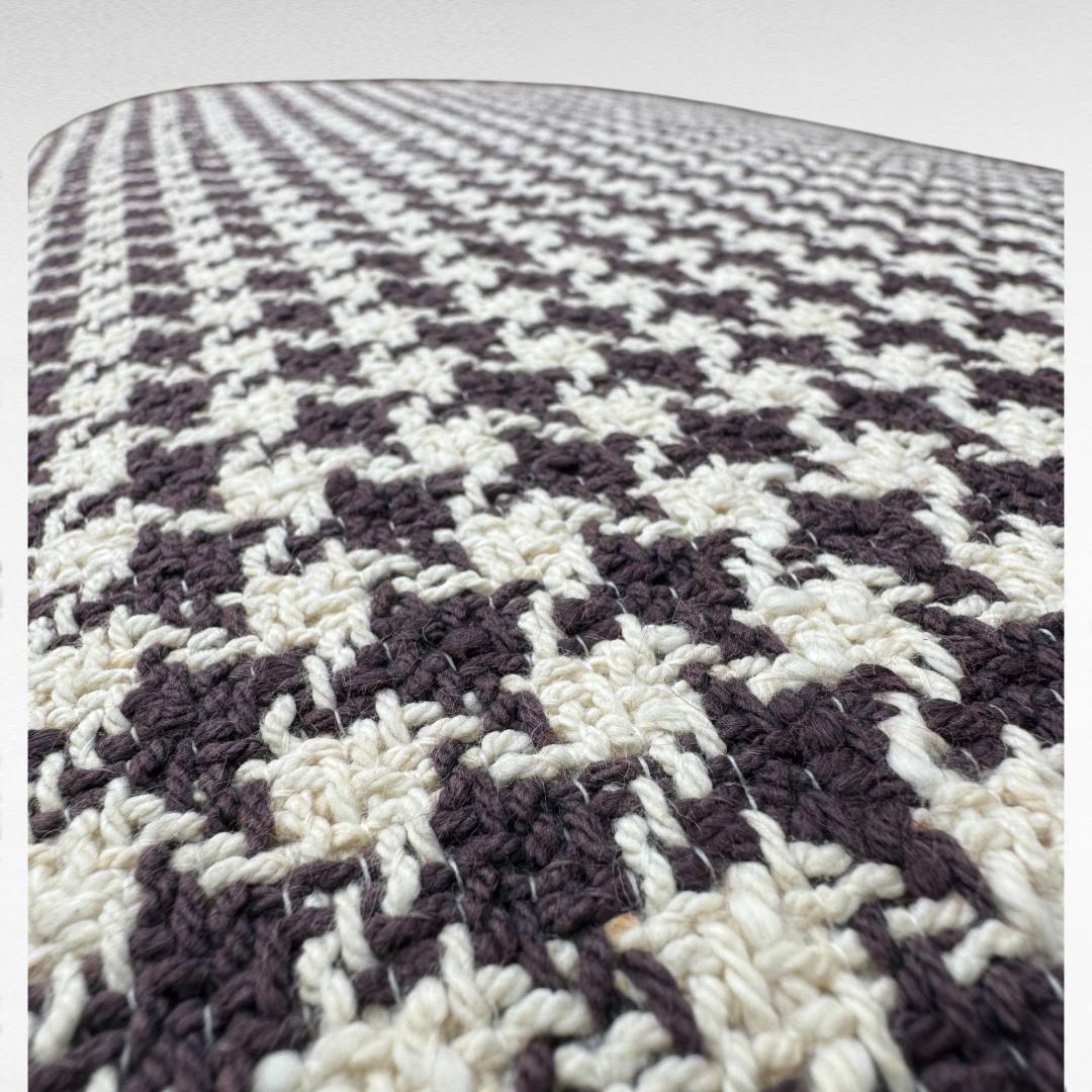 HUKLA オットマン　フクラ 千鳥柄