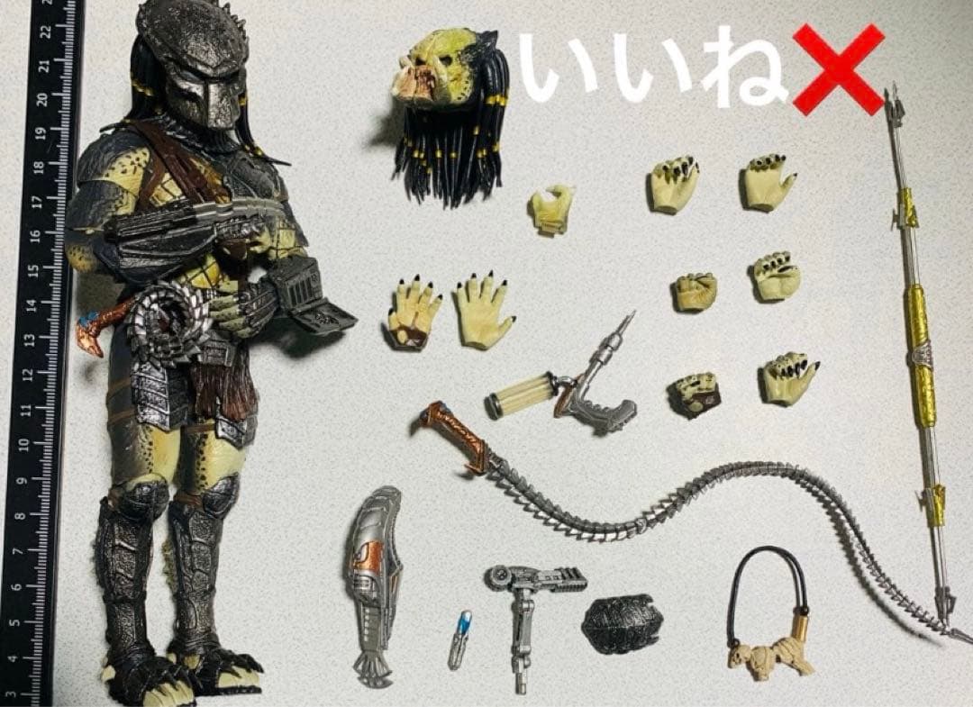映画 プレデター フィギュア 可動 パーツ セット