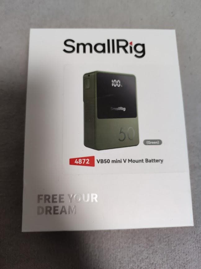 【新品】SmallRig Vマウントバッテリー VB50 3400mAh