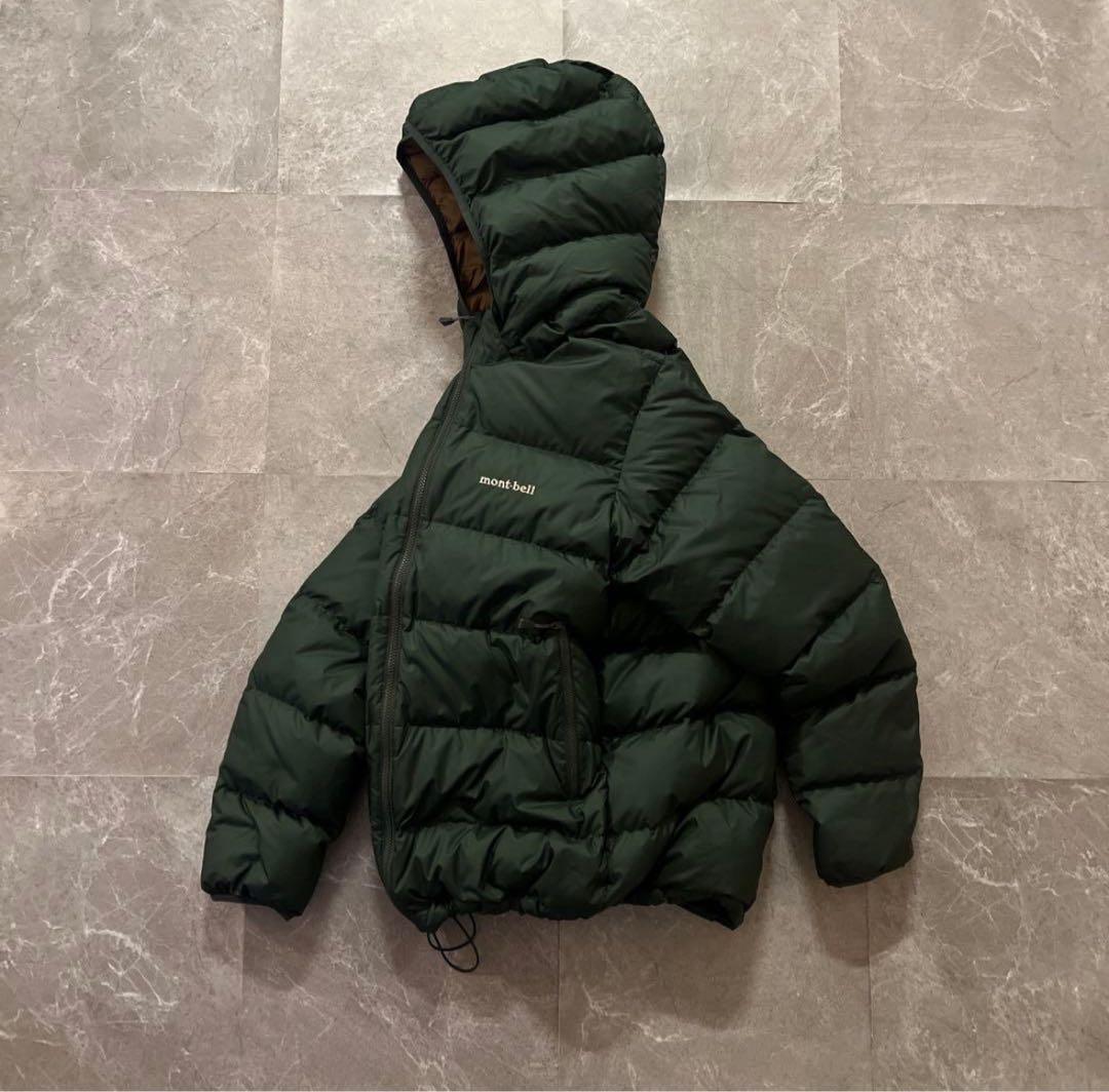 【極美品❗️】mont-bell ダウンジャケットS ドローコード 160