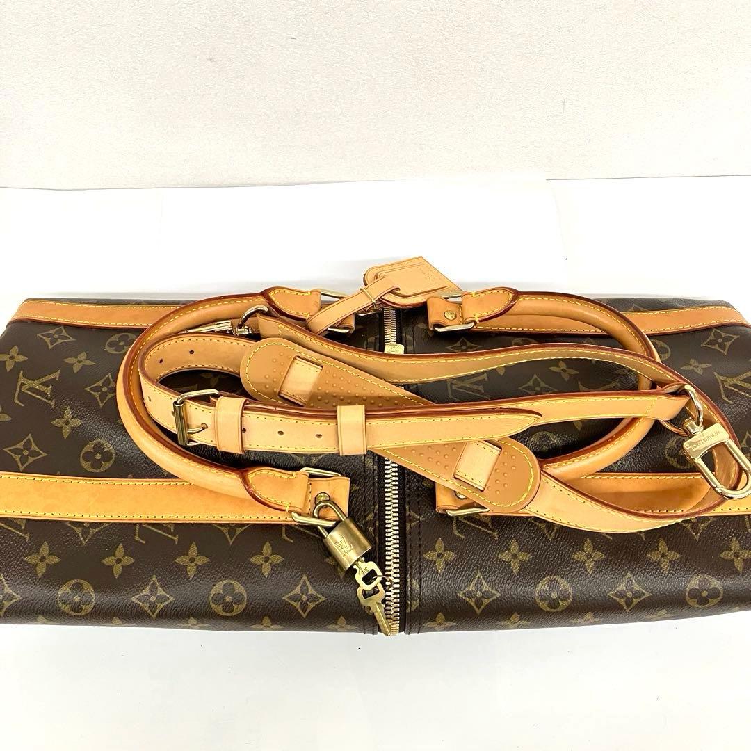 美品！ルイヴィトン モノグラム キーポルバンドリエール55 ボストンバッグ♪