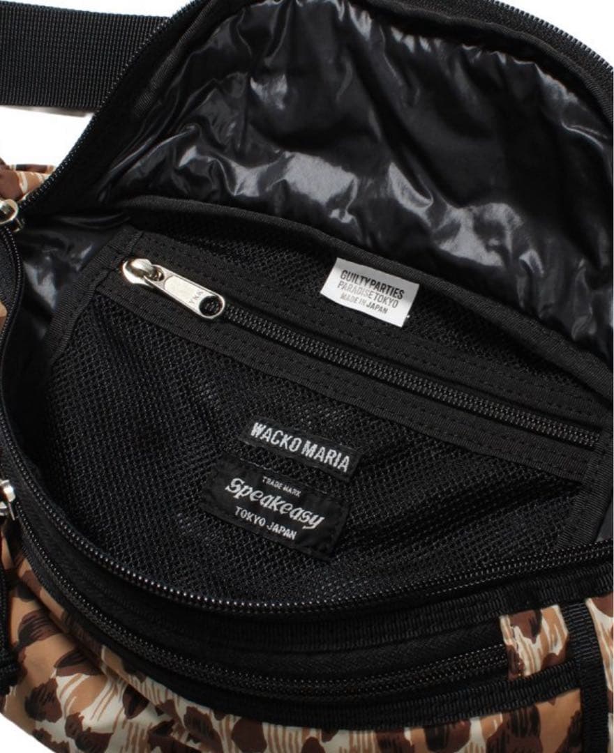 バッグ WACKO MARIA/SPEAK EASY LEOPARD WAIST BAG